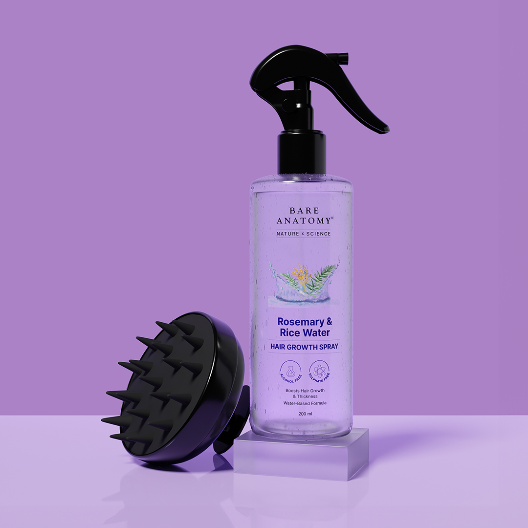 Rosemary Water Spray & Scalp Massager Hair Growth Combo