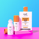 Daily Exfoliation Trio (Aqua & Fragrance Free Underarm Roll On - 40ml + 40ml | Exfoliating Body Wash - 236 ml)