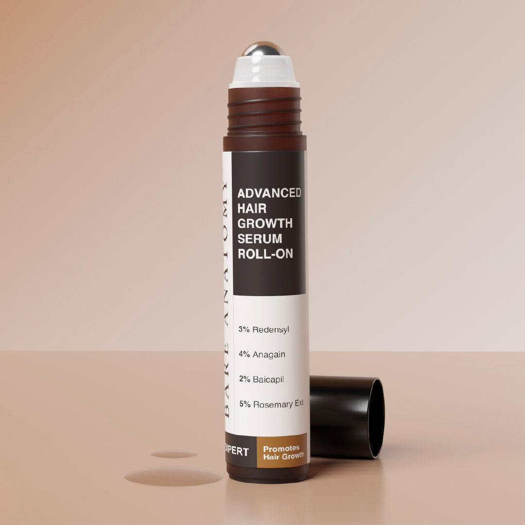 Advanced Hair Growth Serum Roll-On with Redensyl, Rosemary & Rice Water- 25 ml