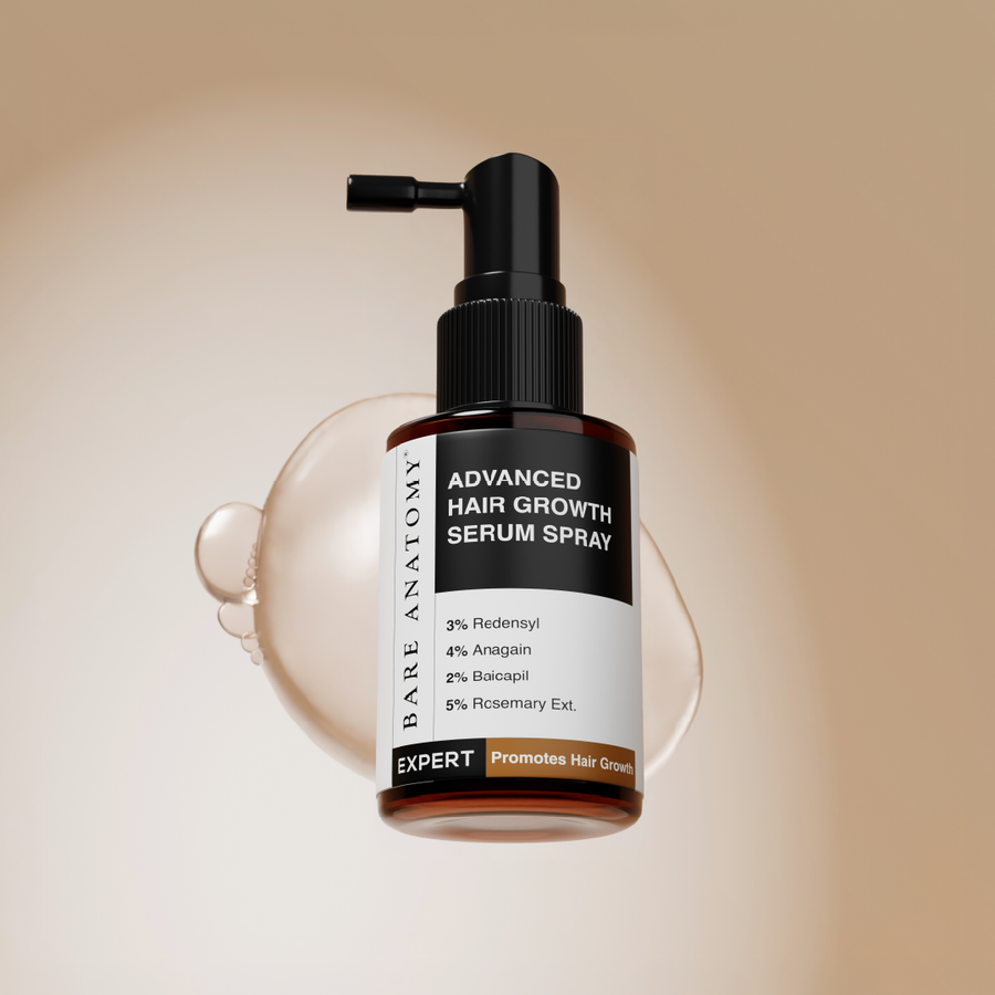 Advanced Hair Growth Serum Spray with 5% Rosemary Extract, 4% Anagain & 3% Redensyl- 30 ml