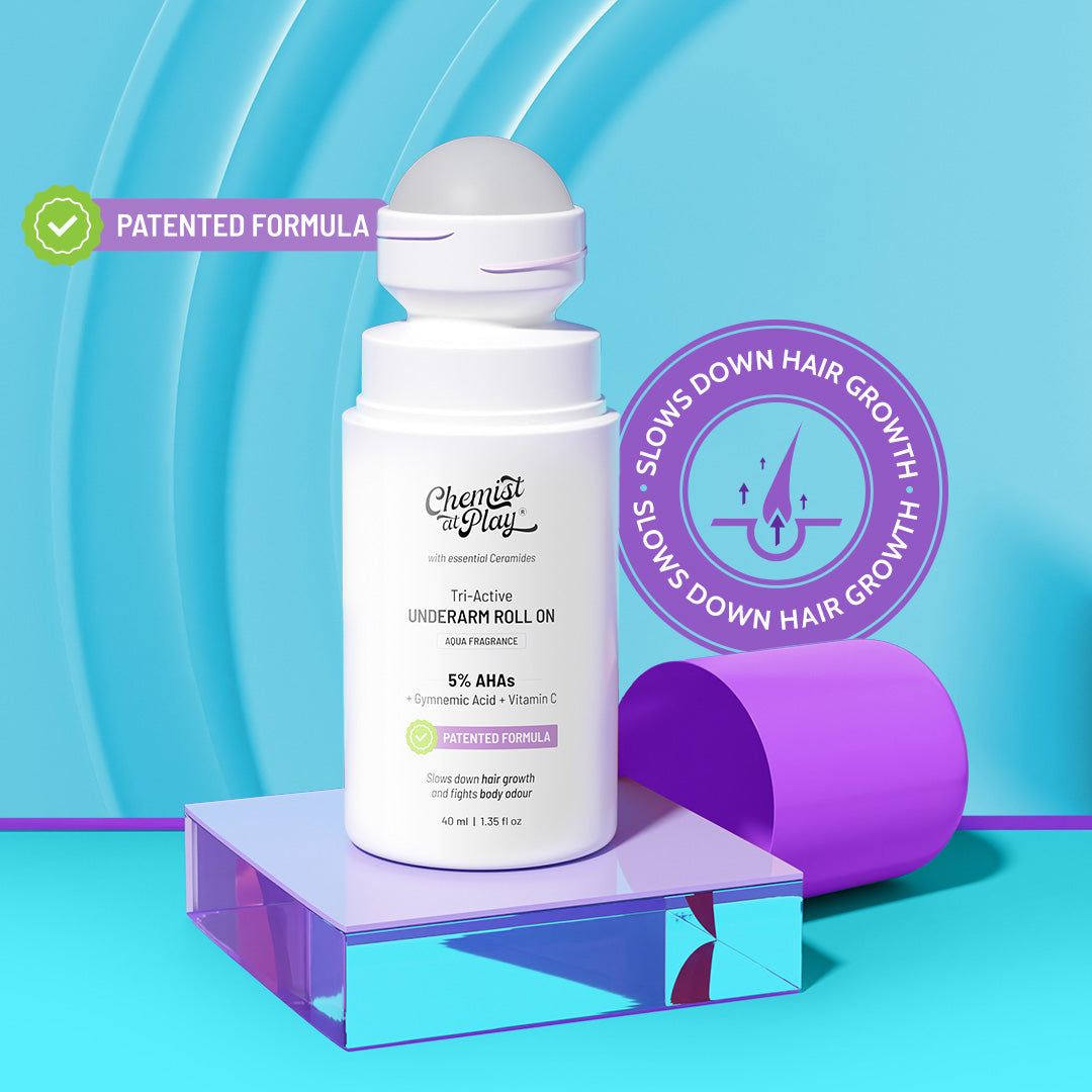 Tri-Active Underarm Roll On for Hair Growth Reduction