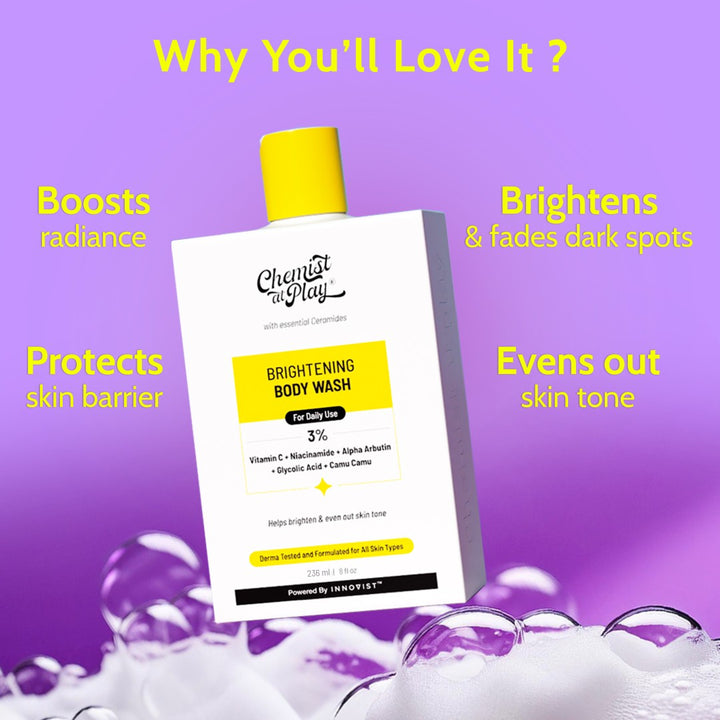 Exfoliating Body Wash - (236 ml) + Brightening Body Wash  - (236 ml)