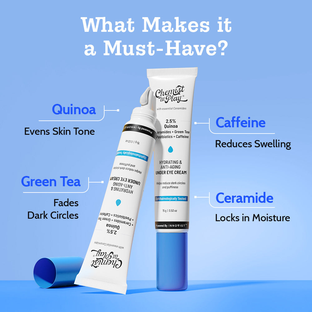 Under Eye Cream for Dark Circles Removal & Wrinkles - 15g