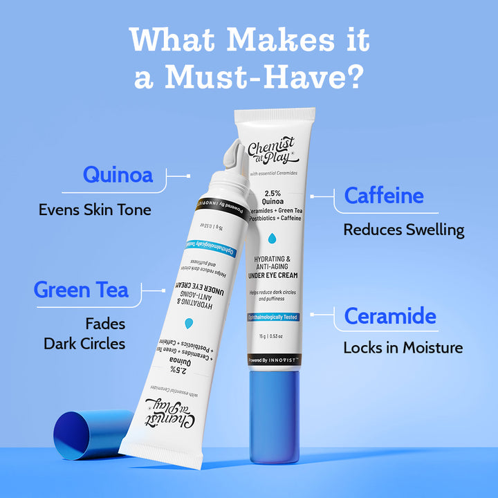 Under Eye Cream for Dark Circles Removal & Wrinkles - 15g