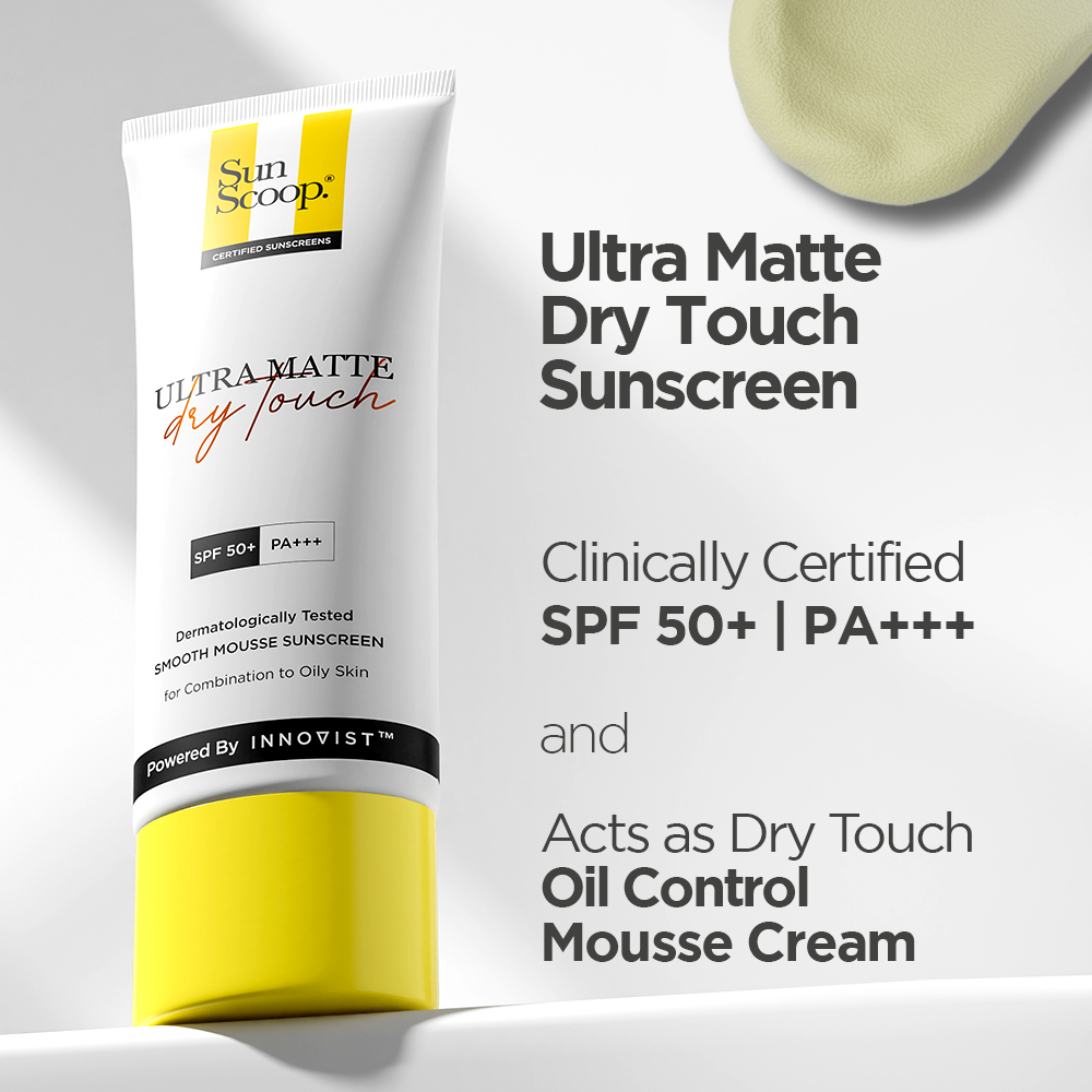 Oil Free Ultra Matte Sunscreen for Oily Skin | SPF 50, PA+++ (45g)