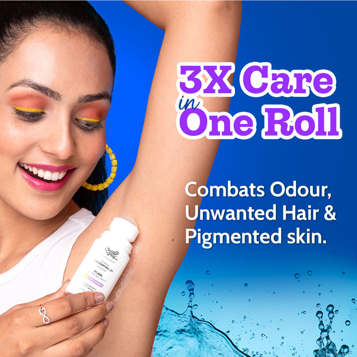 Tri-Active Underarm Roll On for Hair Growth Reduction