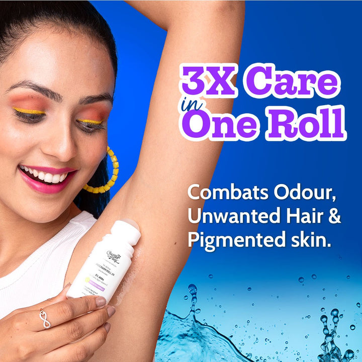 Tri-Active Underarm Roll On for Hair Growth Reduction