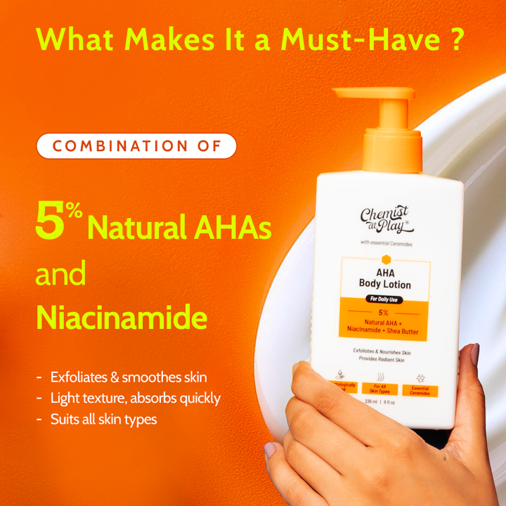 AHA Body Lotion with Niacinamide & Shea Butter