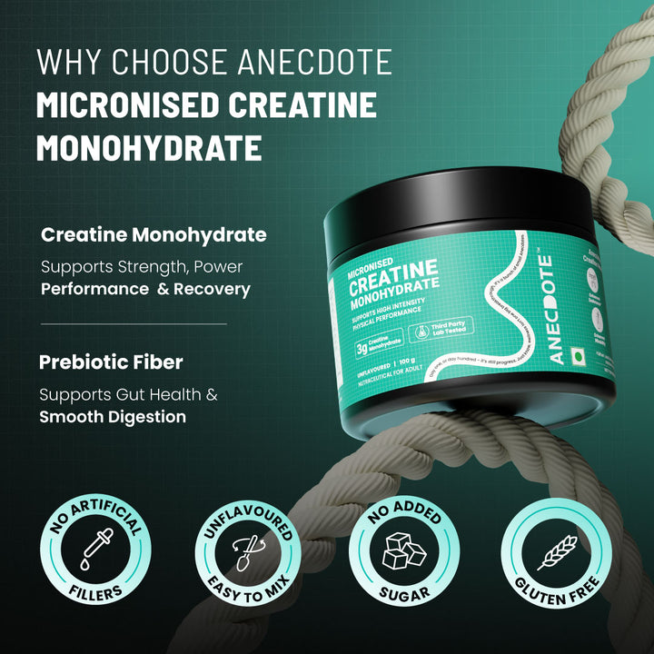 Anecdote Creatine Monohydrate - Unflavoured (100g)