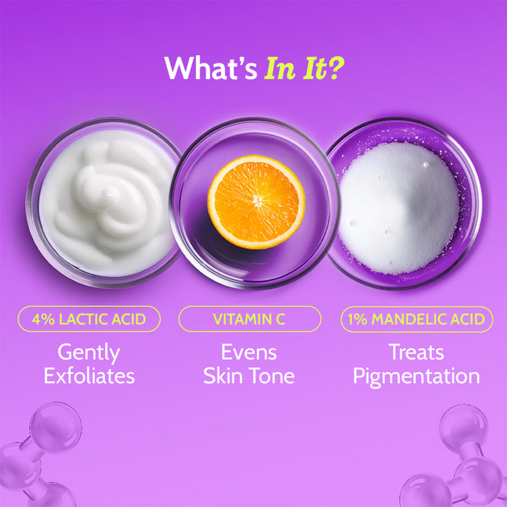 5% AHA Underarm Roll-On with Lactic Acid for Odour Control (Fragrance Free) - 75 ml