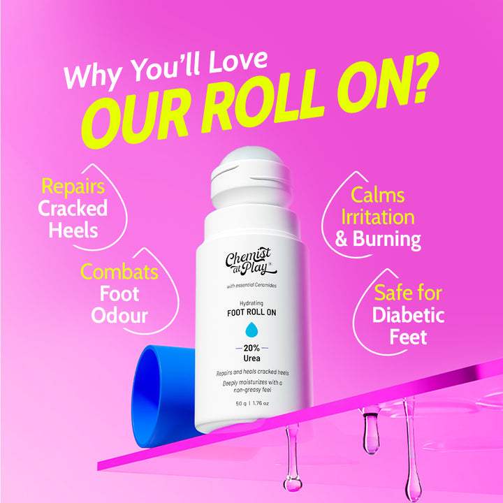 Foot Roll-on for Cracked Heel & Diabetic Foot - 50g