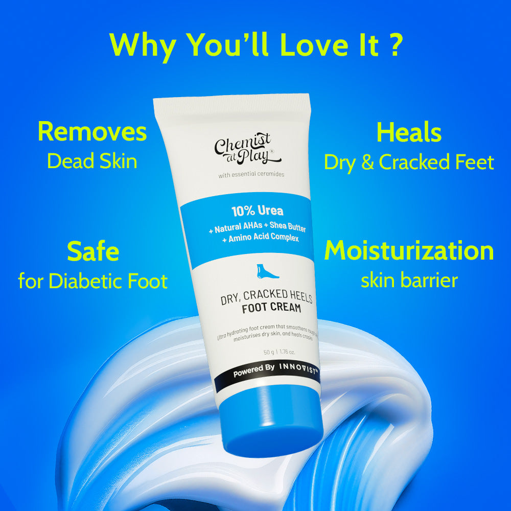 Foot Cream for Cracked Heels & Diabetic Foot