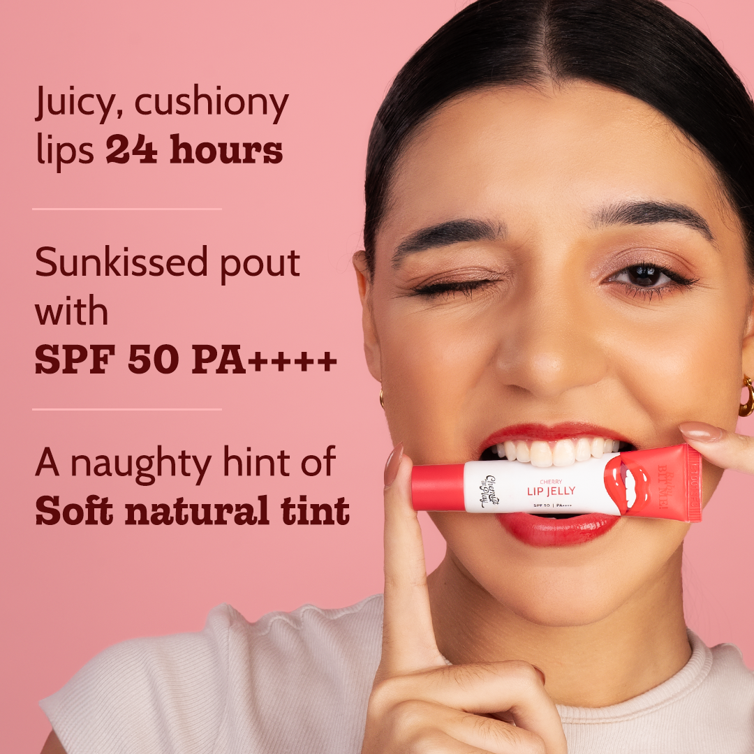 Ceramides + 2% Kojic Acid Tinted Lip Balm (Cherry) | SPF 50, PA++++