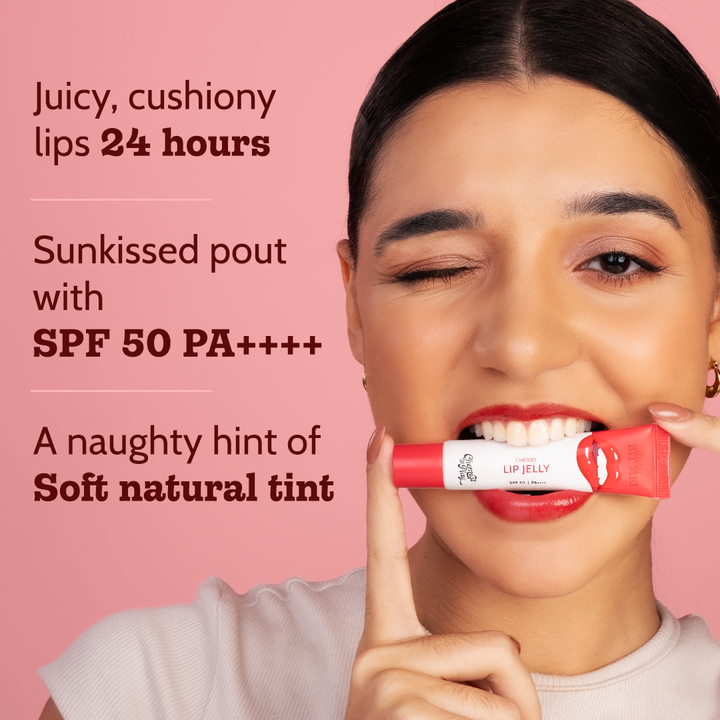 Ceramides + 2% Kojic Acid Tinted Lip Balm (Cherry) | SPF 50, PA++++