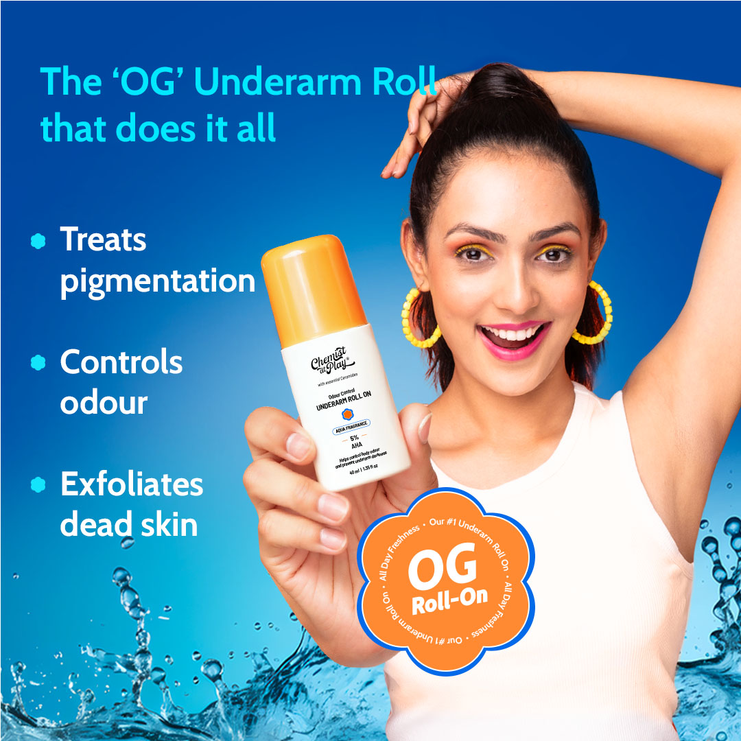 Gentle Exfoliation All The Way! (Exfoliating Body Wash - 236 ml | Aqua Underarm Roll On - 40 ml)