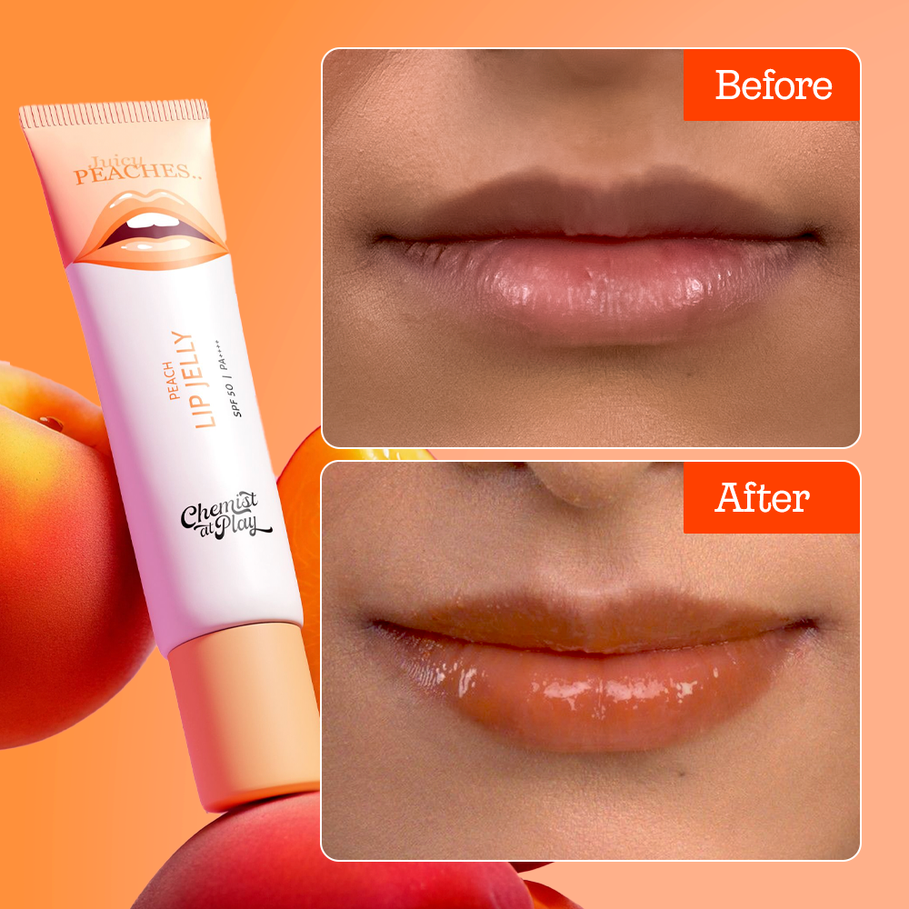 Ceramides + 2% Kojic Acid Tinted Lip Balm (Peach) | SPF 50, PA++++