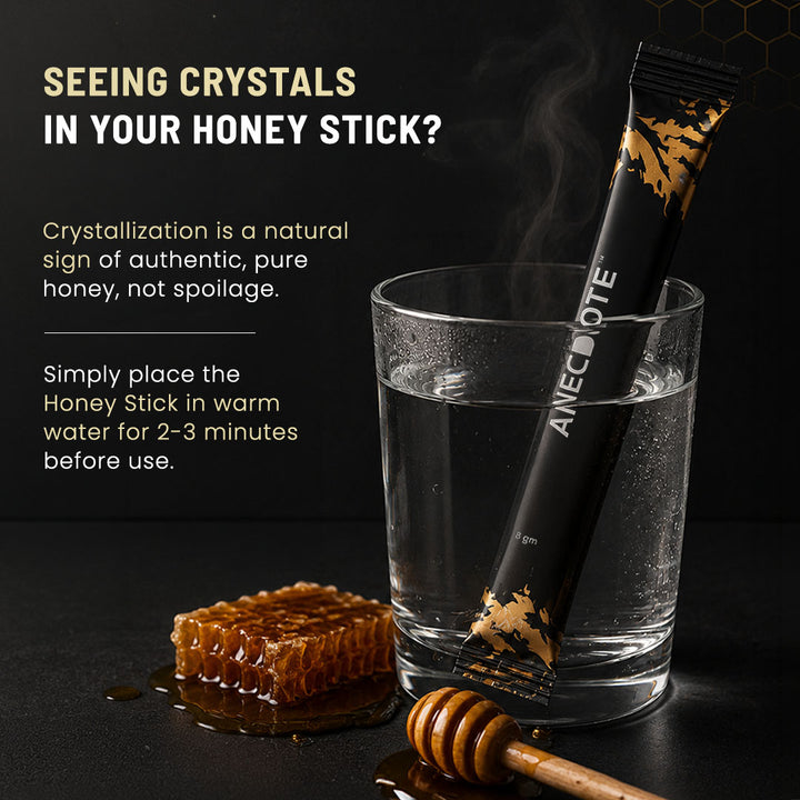 100% Pure Himalayan Shilajit Honey Sticks With Organic Honey & Saffron - 30 Sticks
