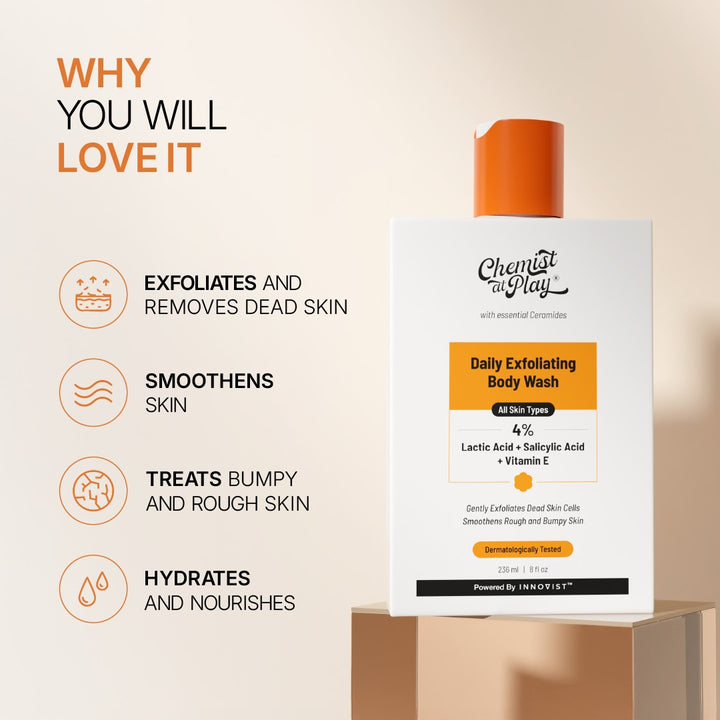 Anti-Dandruff Shampoo (250 ml) & Exfoliating Body Wash (236 ml) Combo