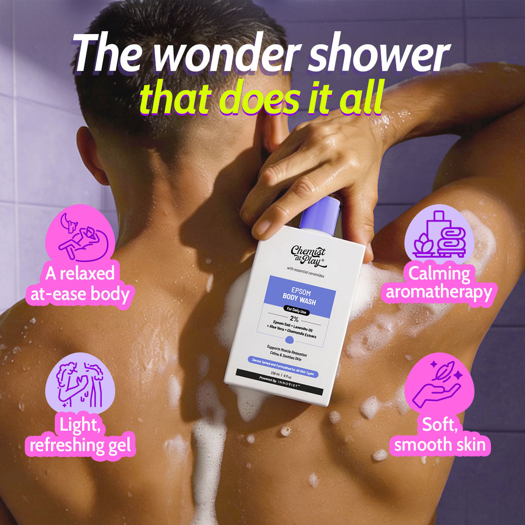 Epsom Salt Body Wash with Lavender Oil & Aloe Vera - 236 ml