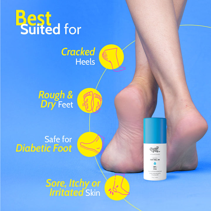 Foot Roll-on for Cracked Heel & Diabetic Foot - 50g