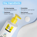 5% Niacinamide Sunscreen Body Lotion| SPF 50+ PA++++| In-Vitro Tested - 200ml | Pack of 2