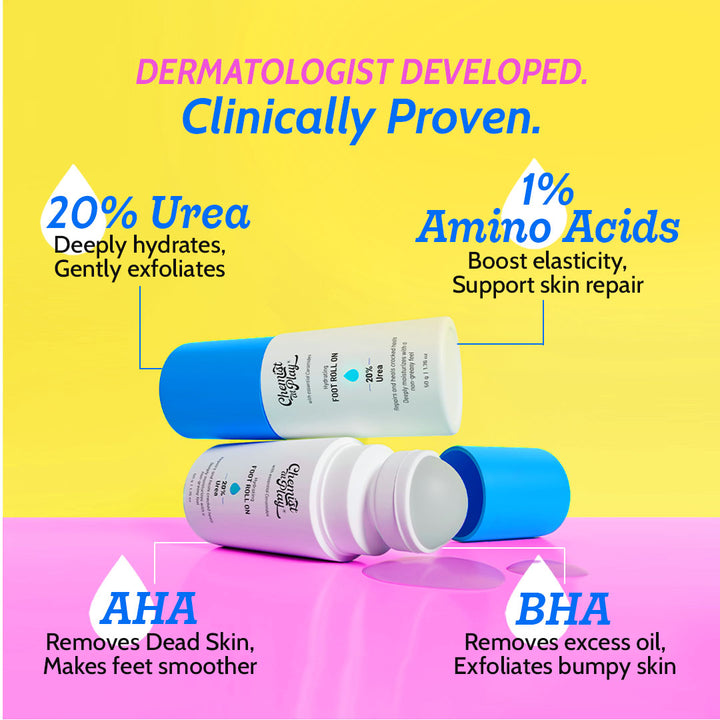 Foot Roll-on for Cracked Heel & Diabetic Foot - 50g