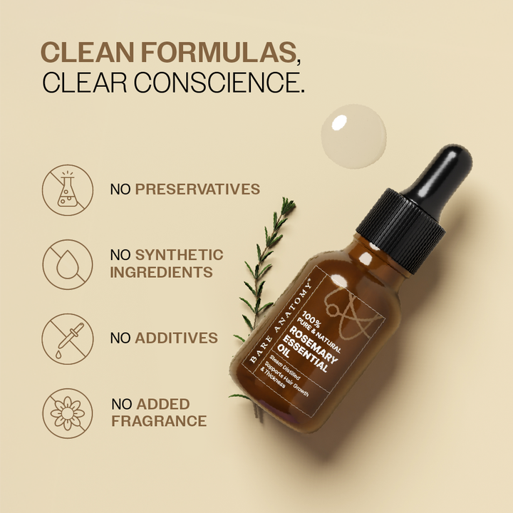 100% Natural & Un-diluted Rosemary Essential Oil