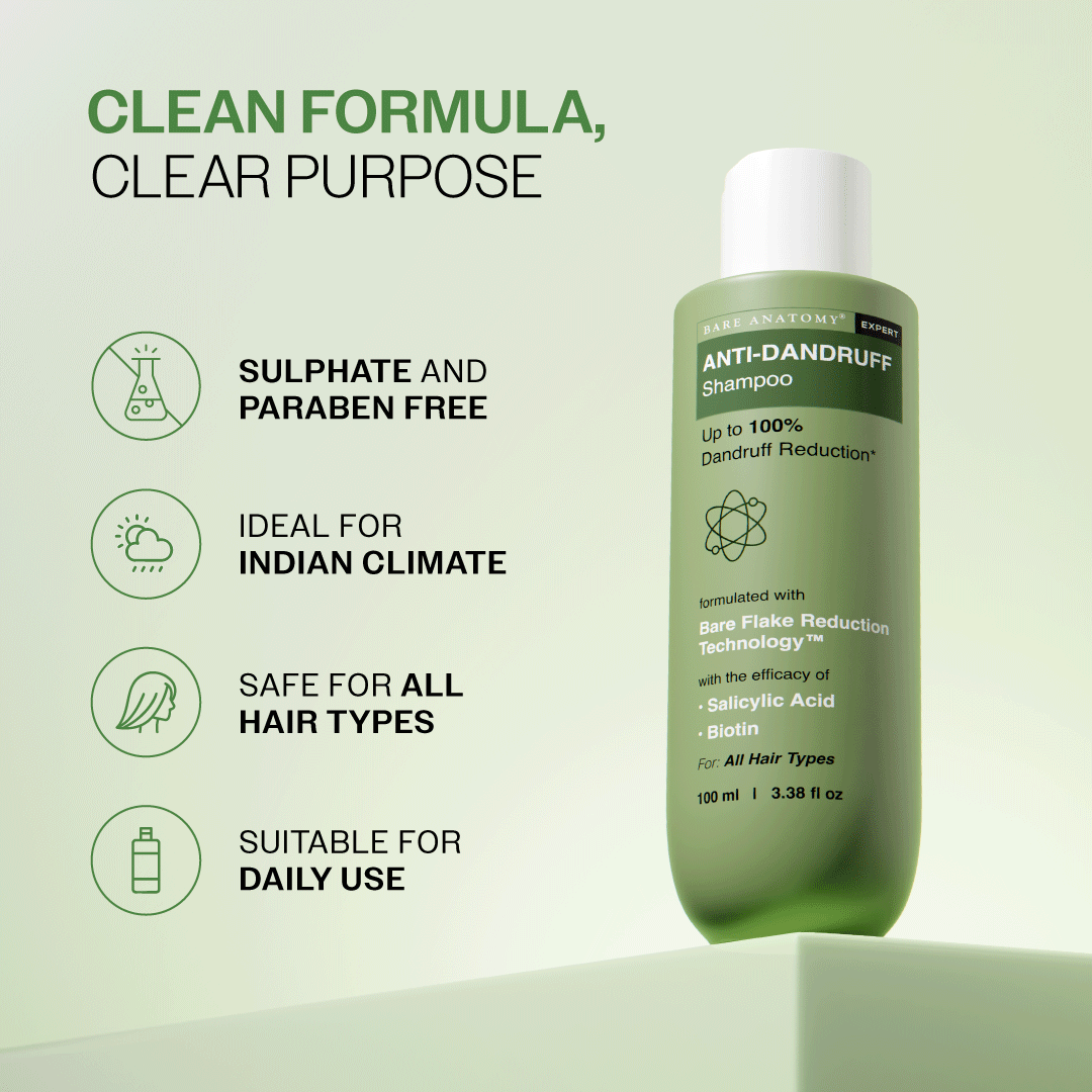 Anti Dandruff Shampoo with Salicylic Acid & Biotin - 100 ml