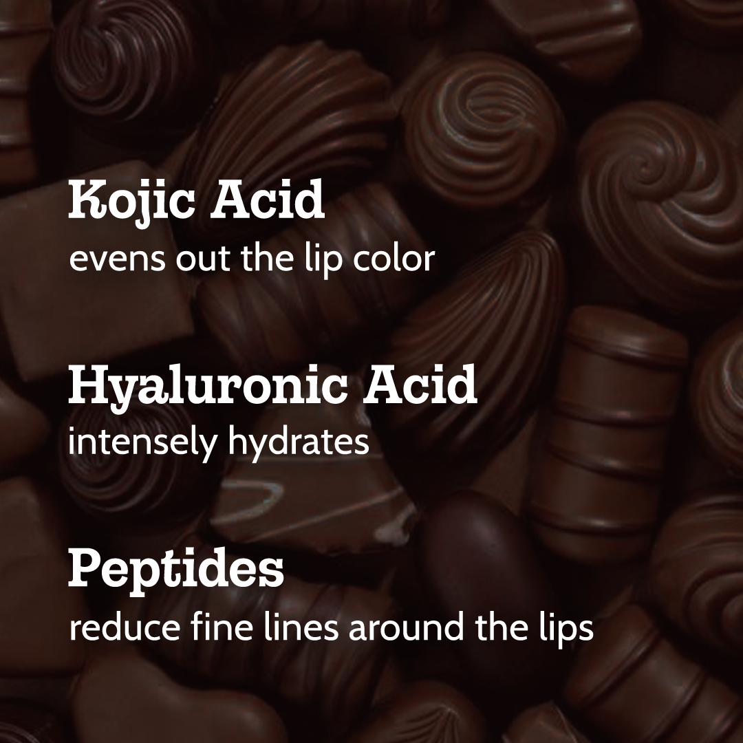 Ceramides + 2% Kojic Acid Tinted Lip Balm (Chocolate) | SPF 50, PA++++