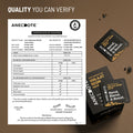 100% Pure Himalayan Shilajit Resin Cards - 30 Cards