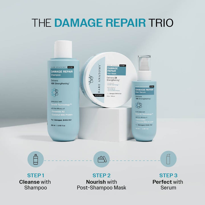 Damage Repair Shampoo for Dry & Brittle Hair | 10X Hair Strengthening- 250 ml