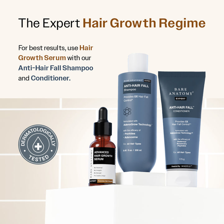 Advanced Hair Growth Serum With 3% Redensyl, 4% Anagain, & 1% Capilia Longa - 30 ml