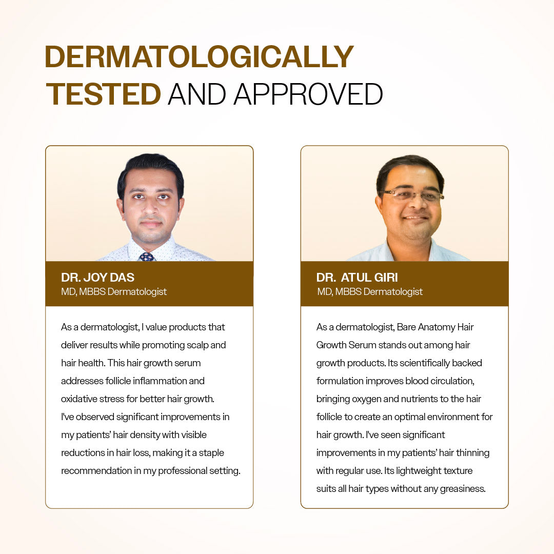 Advanced Hair Growth Serum Roll-On with Redensyl, Rosemary & Rice Water- 25 ml