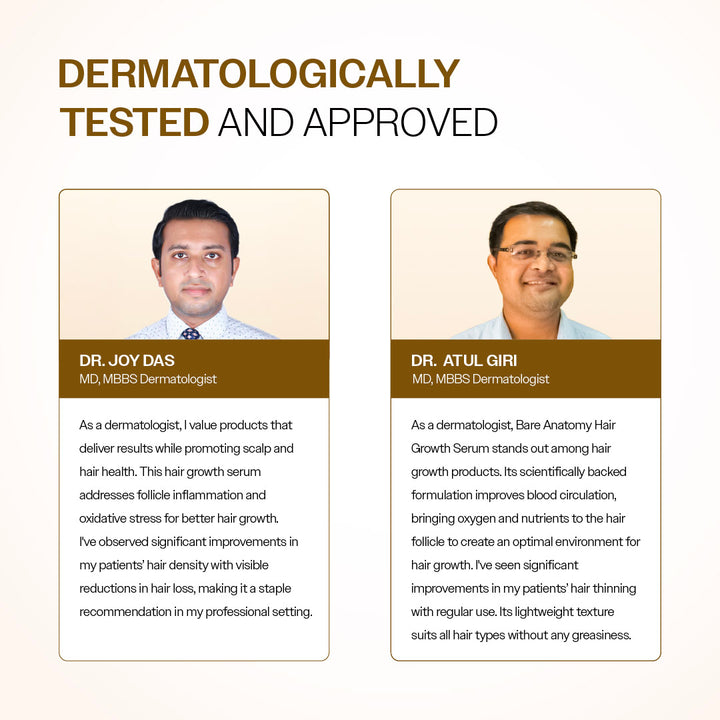 Advanced Hair Growth Serum Roll-On with Redensyl, Rosemary & Rice Water- 25 ml