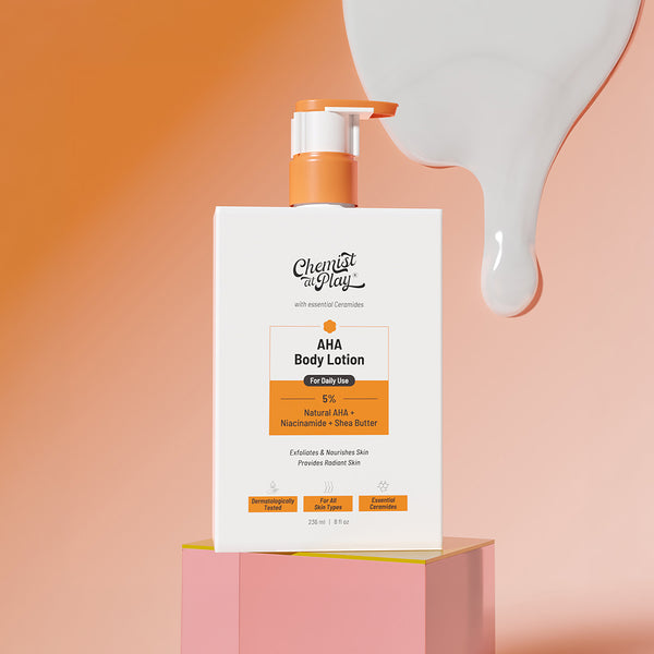 5% AHA Body Lotion with Niacinamide for Smooth and Hydrated Skin - 236 ml