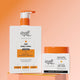 Exfoliation Essentials Set (Exfoliating Body Scrub - 75 gm | AHA Body Lotion - 236 ml)