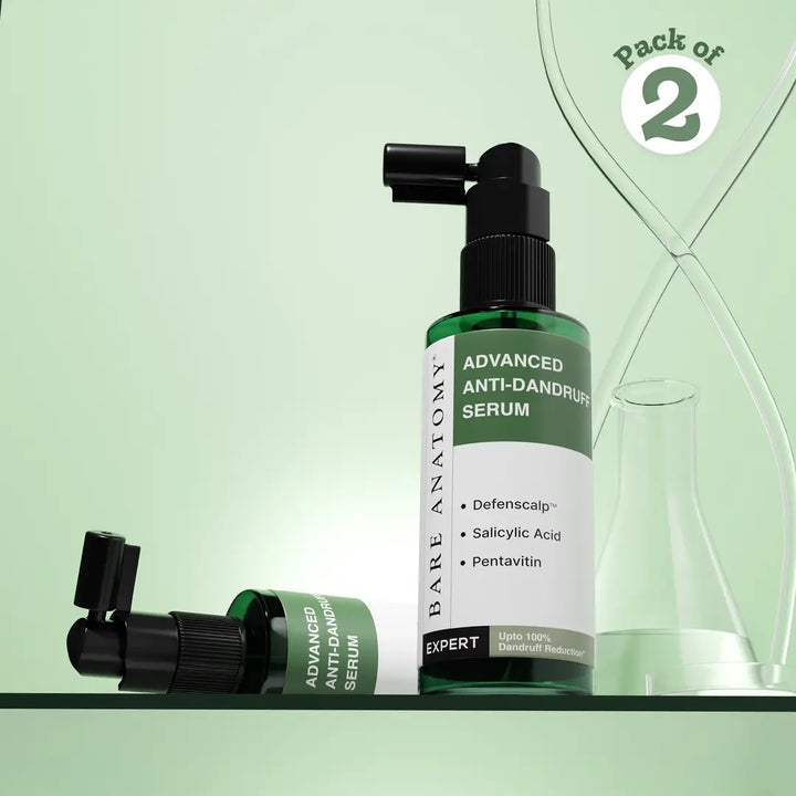 Advanced Anti Dandruff Serum with Salicylic Acid & Pentavitin - 50 ml | Pack of 2