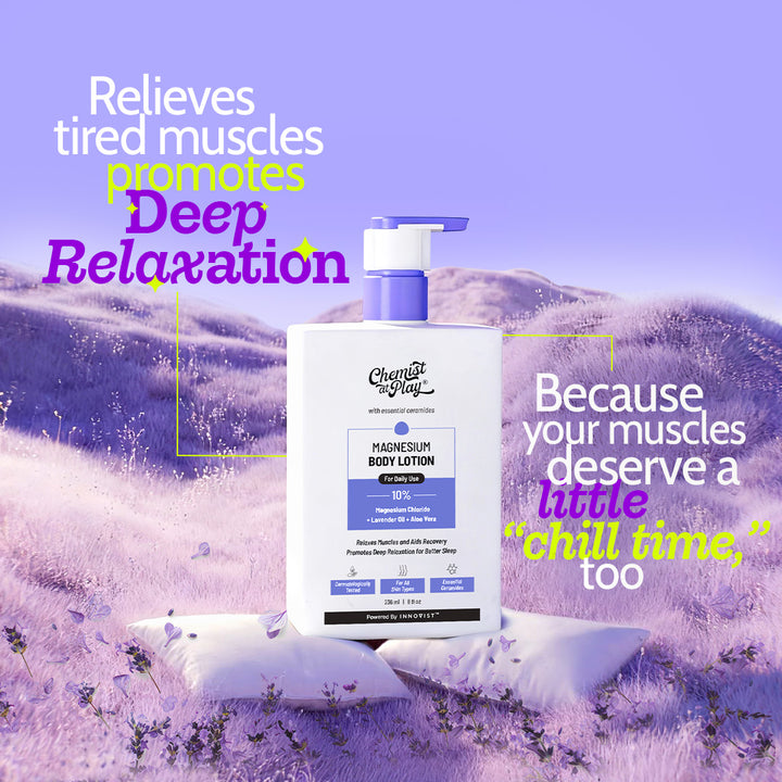 10% Magnesium Body Lotion with Lavender Oil & Aloe Vera - 236 ml