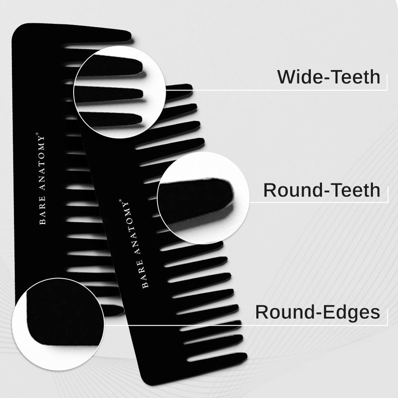 Bare Anatomy Handcrafted Wide Tooth Hair Comb