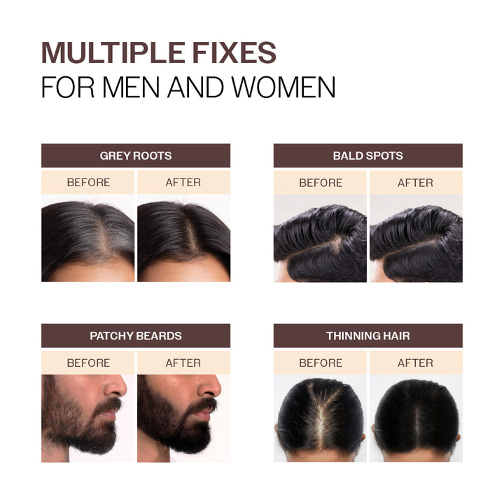 Instant Hair Cover-Up Powder (Brown Color) - 4g