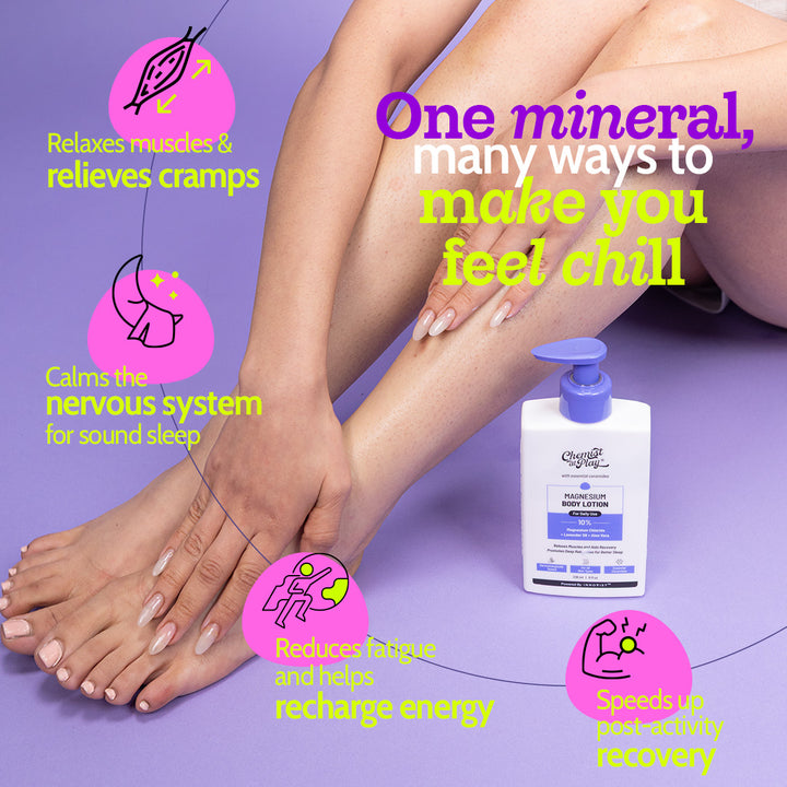 10% Magnesium Body Lotion with Lavender Oil & Aloe Vera - 236 ml