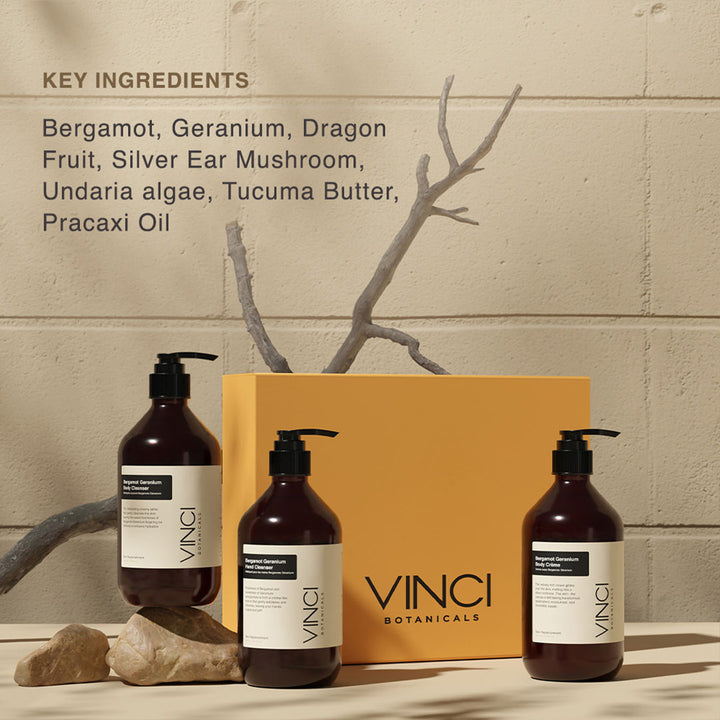 Bergamot Geranium Bath & Body Trio