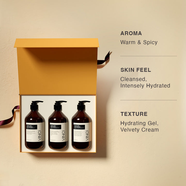 Ginger Lime Bath & Body Trio