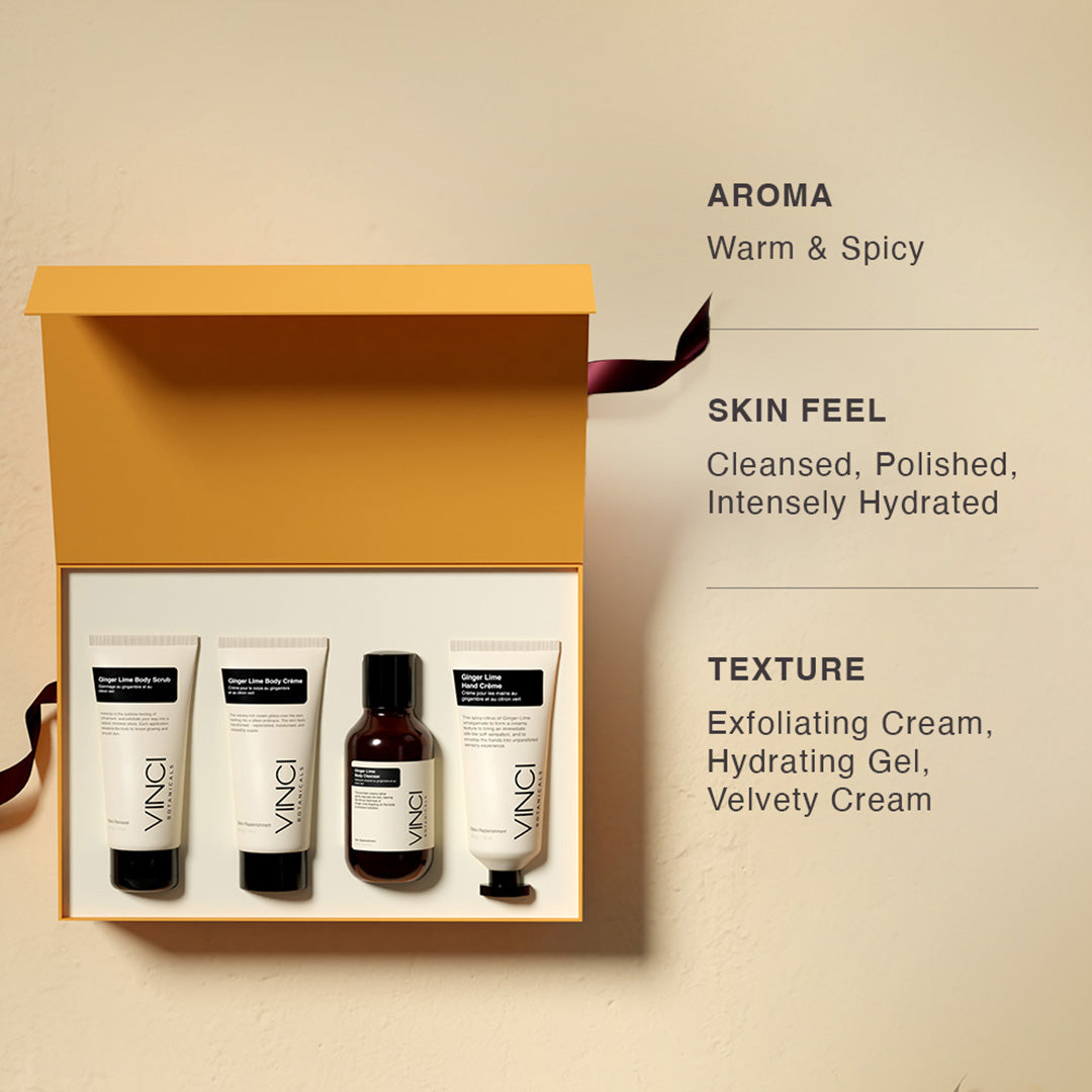 Ginger Lime Bath and Body Quad Set