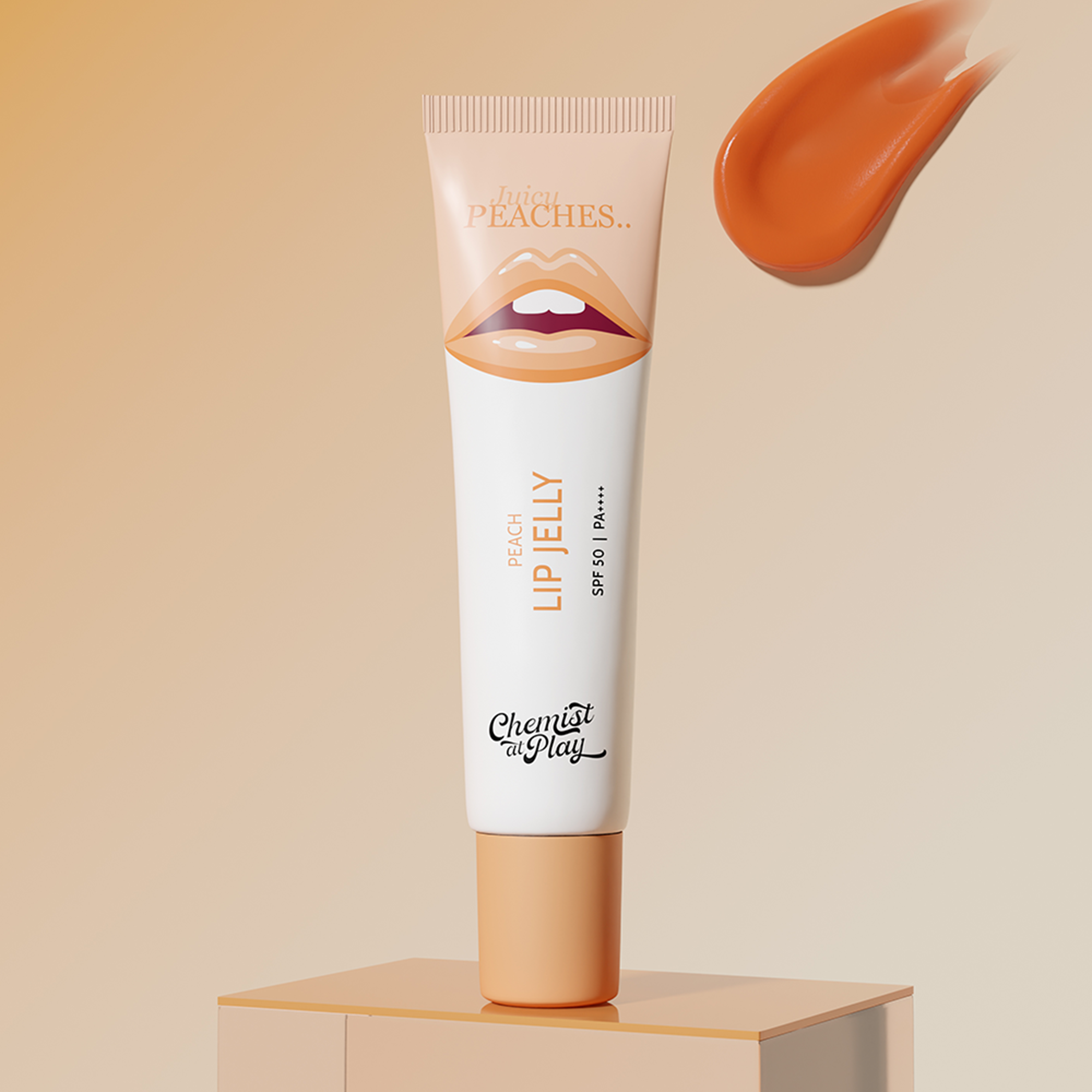 Ceramides + 2% Kojic Acid Tinted Lip Balm (Peach) | SPF 50, PA++++