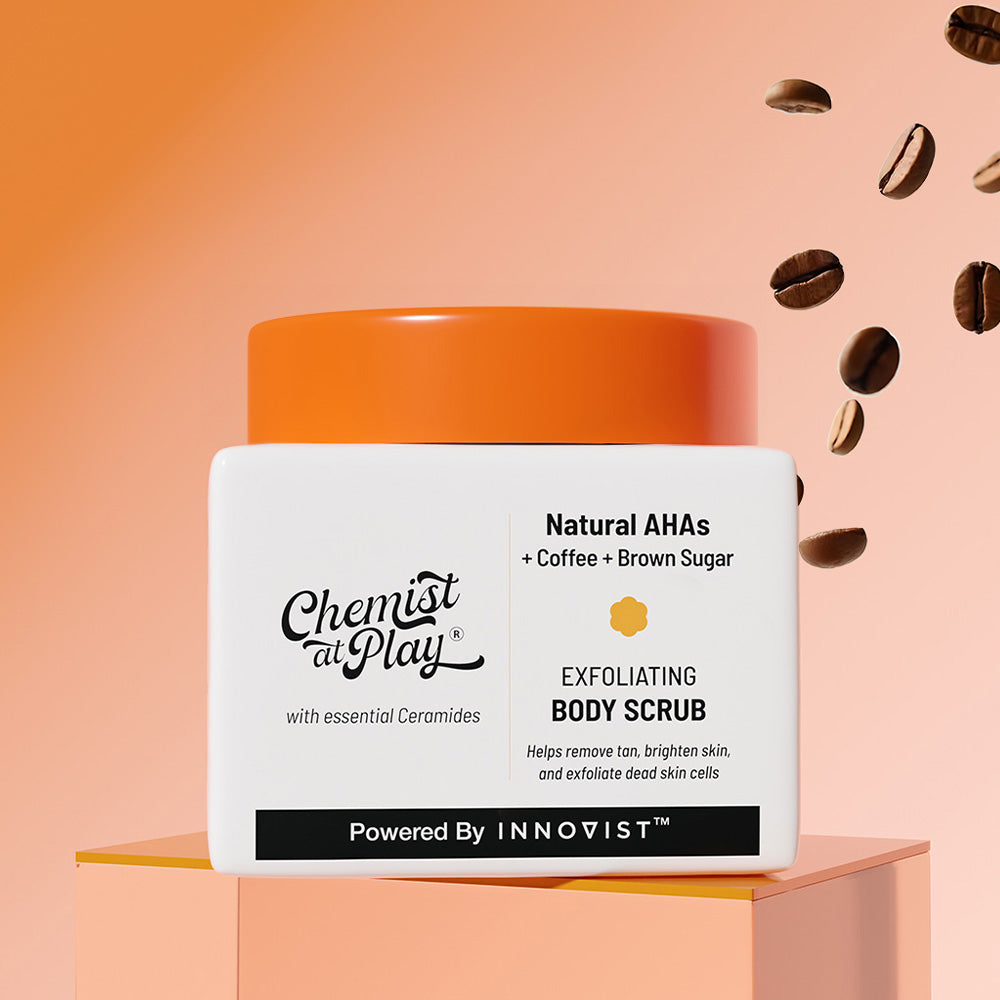 Exfoliating Body Scrub with Coffee & Brown Sugar - 75 gm