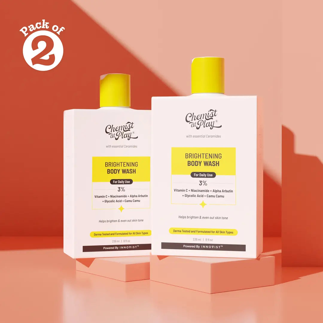 Brightening Body Wash with Vitamin C & Niacinamide - 236 ml | Pack of 2