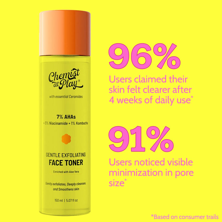 Glycolic Acid Face Toner for Gentle Exfoliation & Skin Hydration- 150ml