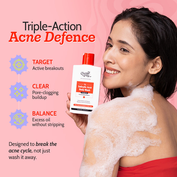 1% Salicylic Acid Body Wash for Body Acne - 236 ml