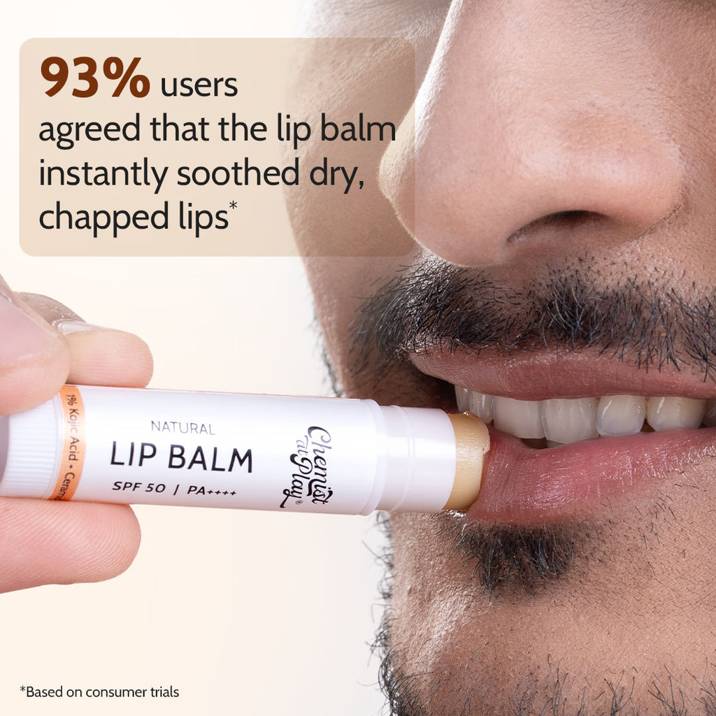 Natural Lip Balm for Chapped Lips SPF 50 4.5g - Image 6